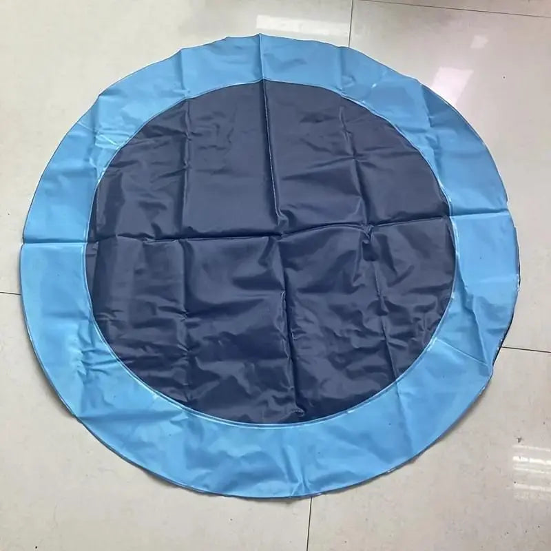 Outdoor Dog Water Sprinkler Pad, Portable Non-Slip Fun Pet Splash Pad for Bathing and Play, Outdoor Pet Shower Soaker 